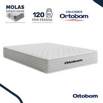 Colchão de Molas Ensacadas Ortobom One Face Plenno Superpocket Casal 138cm