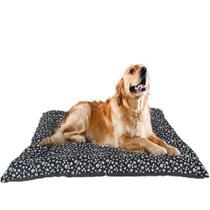 Colchão de Pet Animal Grande Porte Preto Cama Lavável 100cm