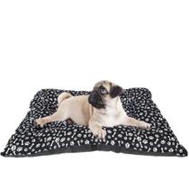 Colchão de Pet Animal Pequeno Porte Preto Cama Lavável 65cm - SB