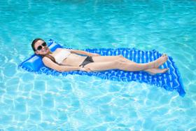 Colchão de piscina Float Poolmaster Roll 'N Go Blue