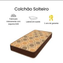 Colchão de Solteiro 100% Espuma D-28 88x188x14cm 100% com Qualidade Confortável Linha Premium Leve S