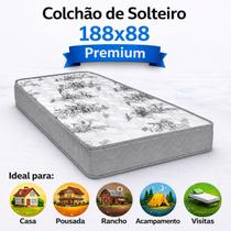 Colchão De Solteiro D33 88x188x12cm 100 Espuma Cor Cinza