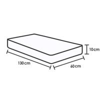 Colchão do Bebê D18 Baby Rampa Anti-Refluxo Berço - 60x130x10 - Polar