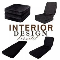 Colchão Dobrável de Solteiro Puff Sofá Colchão Colchonete Conforto descanso praticidade preço mais vendido top categoria Puff Colchonete Dobrável So