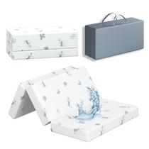 Colchão dobrável Pareler Bear 7,5 cm impermeável de 3 partes Colchão dobrável Pareler Bear 7,5 cm impermeável de 3 partes
