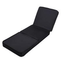 Colchão Dobrável Solteiro Espuma 3x1 Puff Sofá Ideal para Visitas, Viagens e Ambientes Pequenos Espuma D28 180X60X10Cm Aberto.