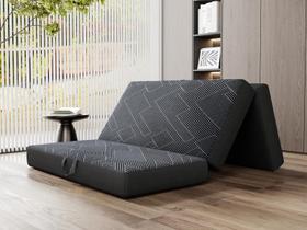 Colchão dobrável Vamcheer Tri Twin Size 15 cm Memory Foam Grey