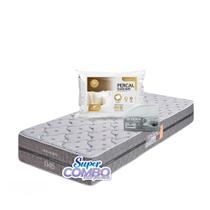 Colchão Dreamer Cinza D45 F.A. Colchões Solteiro 88x188x25cm - Super combo feito pra você! Colchão Dreamer Cinza D45 F.A. Colchões Solteiro 88x188x25cm - Super combo feito pra você!