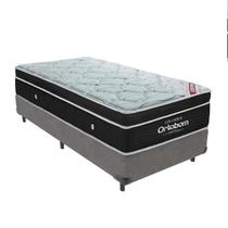 Colchão Elegant Solteiro Ortobom Base Cinza Casal com Molas Ensacadas Colchão Elegant Solteiro Ortobom Base Cinza Casal com Molas Ensacadas