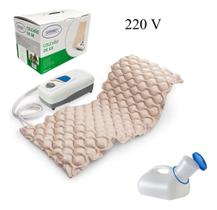 Colchão Elétrico 220v Casca De Ovo Automático Anti Escaras + Coletor De Urina Masculino