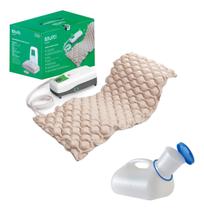 Colchão Elétrico Anti Feridas Para Acamados 220V Já Acompanha Motor Com Coletor De Urina Masculino 1 Litro