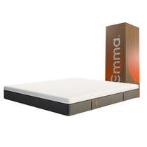 Colchão Emma Original Casal 138x188cm 3 Camadas Espuma Airgocell Suporte Coluna Alta Respirabilidade Capa Lavável 10 Anos de Garantia Embalado a Vácuo