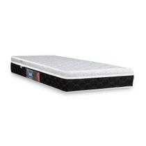 Colchão Espuma Montblanc One Face Solteiro D33 Branco e Preto Castor