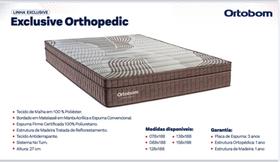 Colchão Exclusive Ortopedic Casal Ortobom