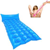 Colchão Fechado Ortopédico Cama Flex Agua Ou Ar + 01 Mãozinha Inclusa