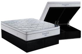 Colchão freedom molas ensacadas queen 1.58x1.98x32 com box baú Colchão freedom molas ensacadas queen 1.58x1.98x32 com box baú
