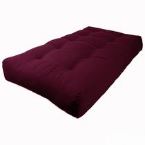 Colchão Futon Blazing Needles Renewal 10" Twill Twin Burgundy
