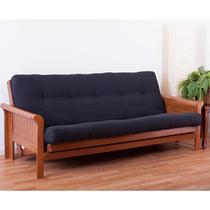 Colchão Futon Blazing Needles Renewal 13 cm totalmente preto