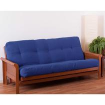 Colchão Futon Blazing Needles Renewal 20 cm totalmente azul
