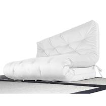 Colchão Futon Casal Dobrável Sofa Cama Branco Off Acquablock