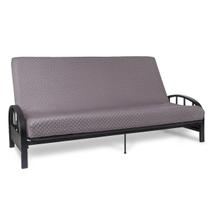 Colchão Futon Milliard Memory Foam em tamanho real cinza