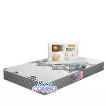Colchão Gazin D28 Espuma Supreme Cinza Liso Solteiro 78x188x14cm - Super combo feito pra você! Colchão Gazin D28 Espuma Supreme Cinza Liso Solteiro 78x188x14cm - Super combo feito pra você!