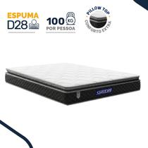 Colchão Gazin de Espuma D28 Pillow Top Ortoblack Queen 158cm Colchão Gazin de Espuma D28 Pillow Top Ortoblack Queen 158cm