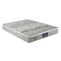 Colchão Gazin Misto Stone 21x188x138 Até 150kg Natural Cinza Branco