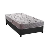 Colchão Herval Espuma Black 20 DF+Box Gray 88x188
