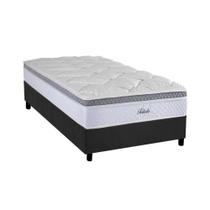 Colchão Herval Molas Ensacadas Toledo+Box Gray 88x188