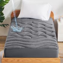 Colchão impermeável SLEEP ZONE Twin XL de microfibra cinza