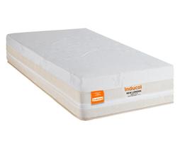 Colchão Inducol New London Látex Solteiro Americano 0,96x2,03x0,30 Molas EnsacadasFirme