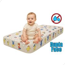 Colchão Infantil Bebe Baby Berço Cercadinho 100x70 Cm Impermeável Para Chiqueirinho