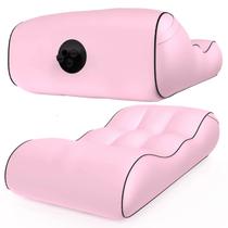 Colchão Inflável Automático Rosa P/ Praia, Piscina, Camping Colchão Inflável Automático Rosa P/ Praia, Piscina, Camping