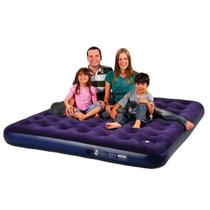 Colchão Inflável Casal 191X22X137Cm Camping Elevado Cama