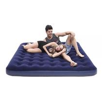 Colchão Inflável Casal 191X22X137Cm Camping Queen Resistente