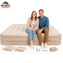 Colchão Inflável Casal 200x150x40cm com Bomba Acoplada e Acessórios Colchão Inflável Casal 200x150x40cm com Bomba Acoplada e Acessórios