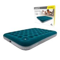 Colchão Inflável Casal Aveludado 191x137cm Com Bomba Ar Embutida Robusto