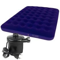Colchão Inflável Casal + Bomba De Ar