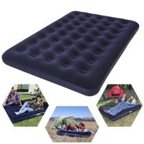 Colchão Inflável Casal Camping E Acampamentos 191X22X137Cm