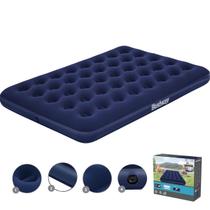 Colchão Inflável Casal Camping Praia 300kg Bestway Cor Azul