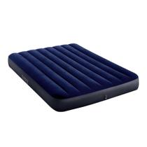 Colchão Inflável Casal Dura Beam Downy Camping Viagem Intex Colchão Inflável Casal Dura Beam Downy Camping Viagem Intex