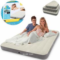 Colchão Inflável Casal Dura-Beam Standard c/ Tecnologia Fiber-Tech - Intex 64102