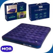 Colchão Inflável Casal Inflador Kit Reparo MOR