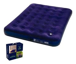 Colchão Inflável Casal Mor Camping/piscina C/ Bomba De Pé
