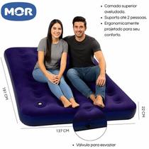Colchão Inflável Casal Mor Life com Inflador Confortável