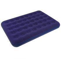 Colchão Inflável Casal Multiuso 191x137x22cm Azul Marinho Avenli Uso Interno e Externo