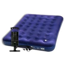 Colchão Inflável Casal Multiuso com Bomba de Encher Manual MOR