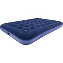 Colchão Inflável Casal PVC Resistente Camping Praia Azul Jilong Colchão Inflável Casal PVC Resistente Camping Praia Azul Jilong