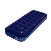 Colchão Inflável com Bomba Embutida Multiuso Azul Mor Feito em PVC Peso Suportado 100kg Fácil de Encher e Esvaziar